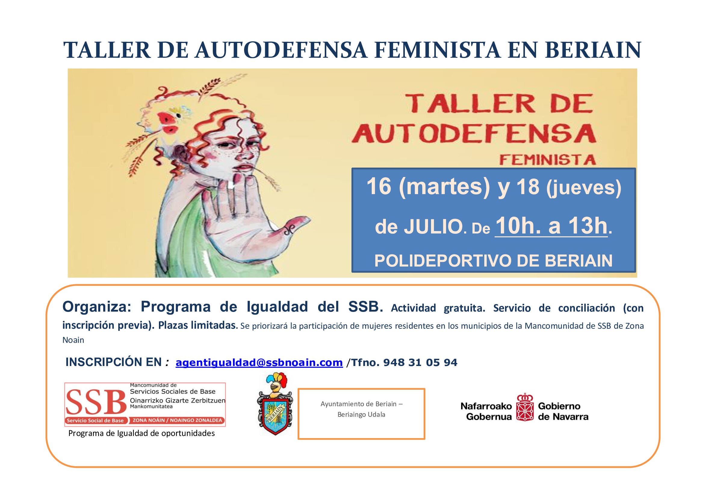 EL SERVICIO SOCIAL DE BASE ORGANIZA UN TALLER DE AUTODEFENSA FEMINISTA