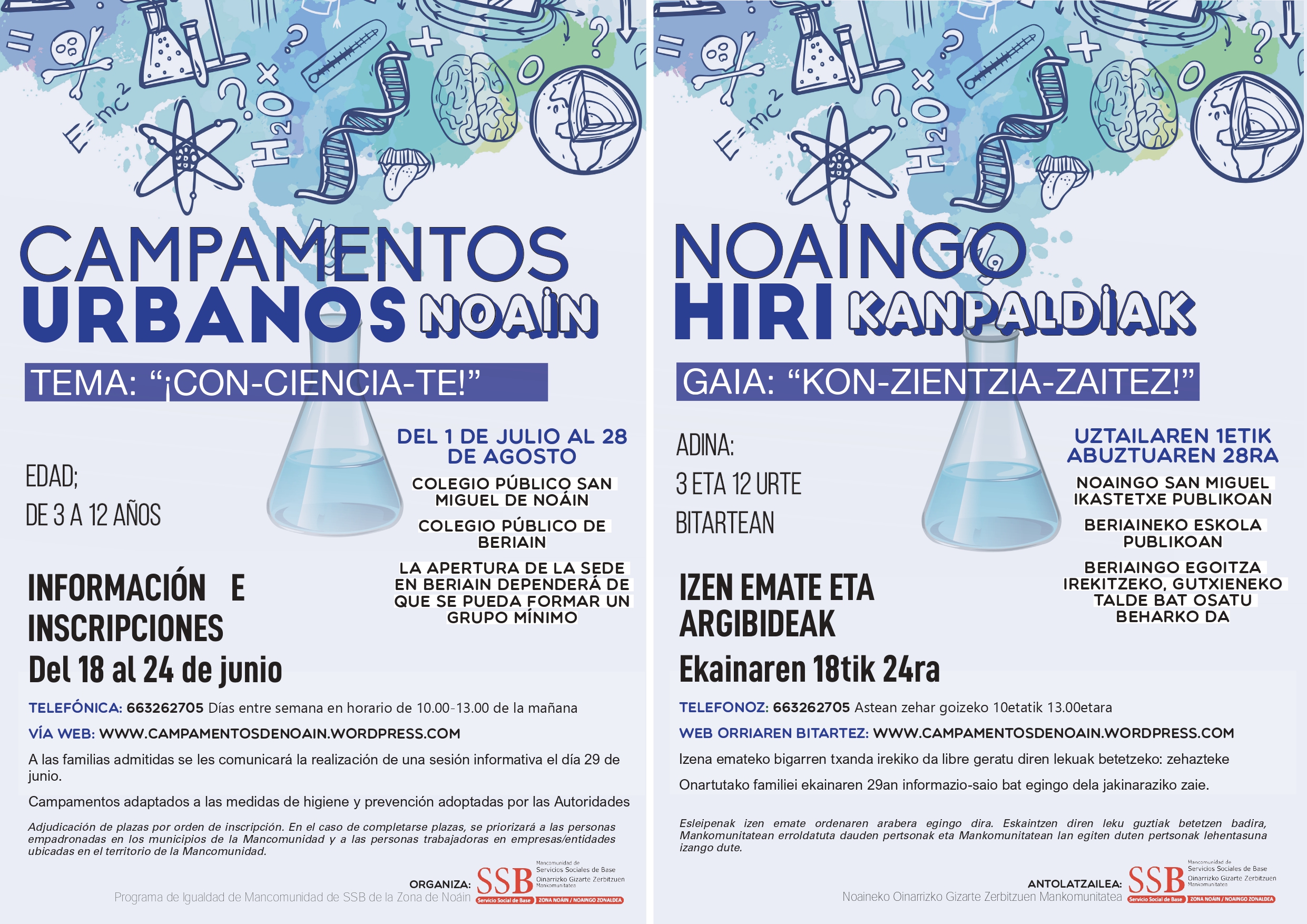 LA MANCOMUNIDAD DE SERVICIOS SOCIALES DE BASE DE ZONA NOAIN PRESENTA LOS CAMPAMENTOS URBANOS DE VERANO LA MANCOMUNIDAD DE SERVICIOS SOCIALES DE BASE DE ZONA NOAIN PRESENTA LOS CAMPAMENTOS URBANOS DE VERANO
