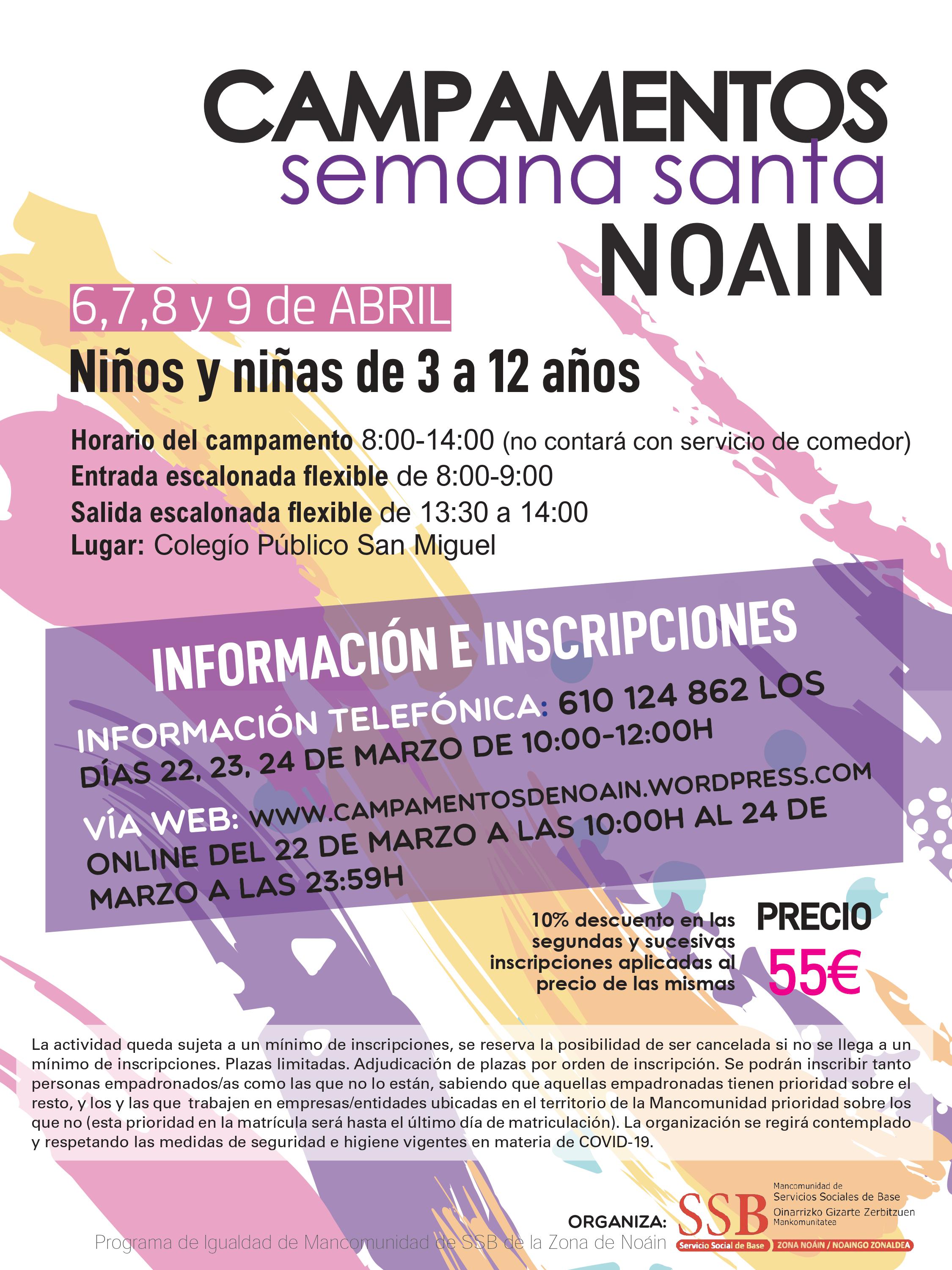 LA MANCOMUNIDAD DEL SERVICIO SOCIAL DE BASE ORGANIZA UN CAMPAMENTO PARA SEMANA SANTA LA MANCOMUNIDAD DEL SERVICIO SOCIAL DE BASE ORGANIZA UN CAMPAMENTO PARA SEMANA SANTA