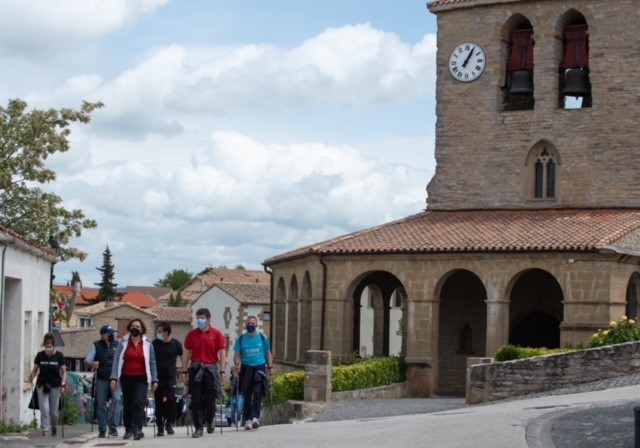 INAUGURACIÓN DEL CENTRO NORDIC WALKING DE TIEBAS-MURUARTE DE RETA