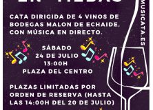SESIÓN DE MÚSICA Y VINOS EN TIEBAS EL SÁBADO 24 DE JULIO