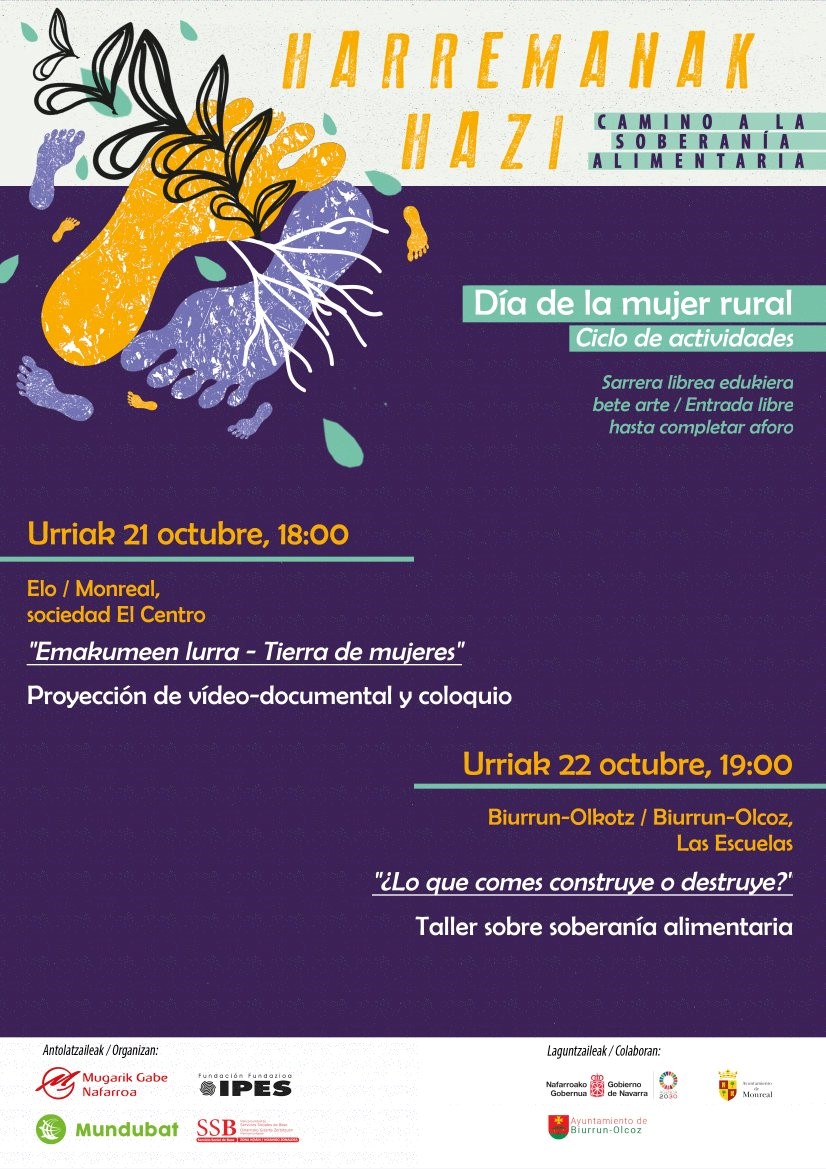 LA MANCOMUNIDAD DE SERVICIOS SOCIALES PROGRAMA DIVERSAS ACTIVIDADES CON MOTIVO DEL DÍA DE LA MUJER RURAL LA MANCOMUNIDAD DE SERVICIOS SOCIALES PROGRAMA DIVERSAS ACTIVIDADES CON MOTIVO DEL DÍA DE LA MUJER RURAL