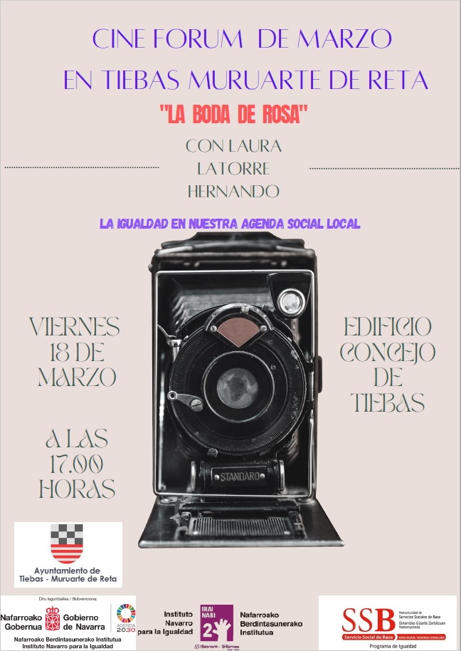 ‘LA BODA DE ROSA’, CINE FÓRUM EL VIERNES 18 DE MARZO CON MOTIVO DEL DÍA DE LA MUJER ‘LA BODA DE ROSA’, CINE FÓRUM EL VIERNES 18 DE MARZO CON MOTIVO DEL DÍA DE LA MUJER