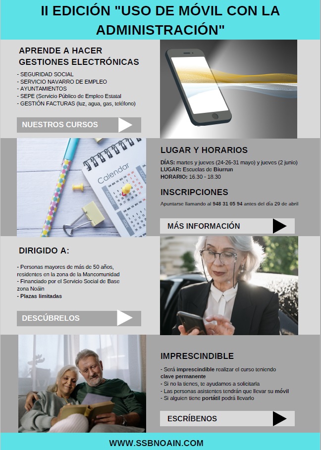 SEGUNDA EDICIÓN DEL TALLER DE CAPACITACIÓN DIGITAL ‘USO DE MÓVIL CON LA ADMINISTRACIÓN’ SEGUNDA EDICIÓN DEL TALLER DE CAPACITACIÓN DIGITAL ‘USO DE MÓVIL CON LA ADMINISTRACIÓN’