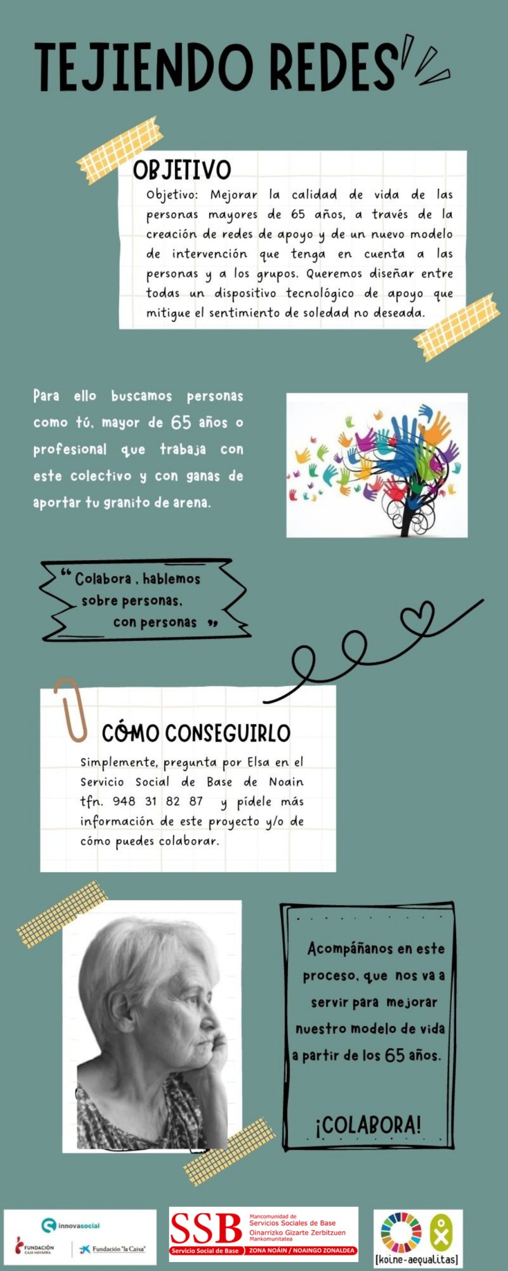LA MANCOMUNIDAD DE SERVICIOS SOCIALES PONE EN MARCHA EL PROYECTO ‘TEJIENDO REDES’ LA MANCOMUNIDAD DE SERVICIOS SOCIALES PONE EN MARCHA EL PROYECTO ‘TEJIENDO REDES’