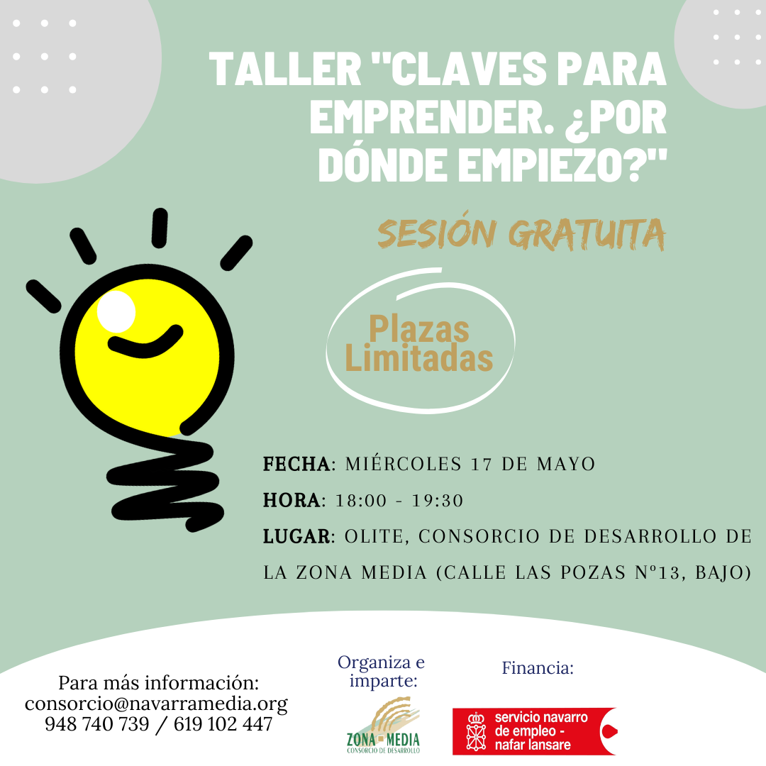 EL CONSORCIO DE LA ZONA MEDIA PROGRAMA UN TALLER PARA DAR A CONOCER LAS CLAVES DEL EMPRENDIMIENTO EL CONSORCIO DE LA ZONA MEDIA PROGRAMA UN TALLER PARA DAR A CONOCER LAS CLAVES DEL EMPRENDIMIENTO