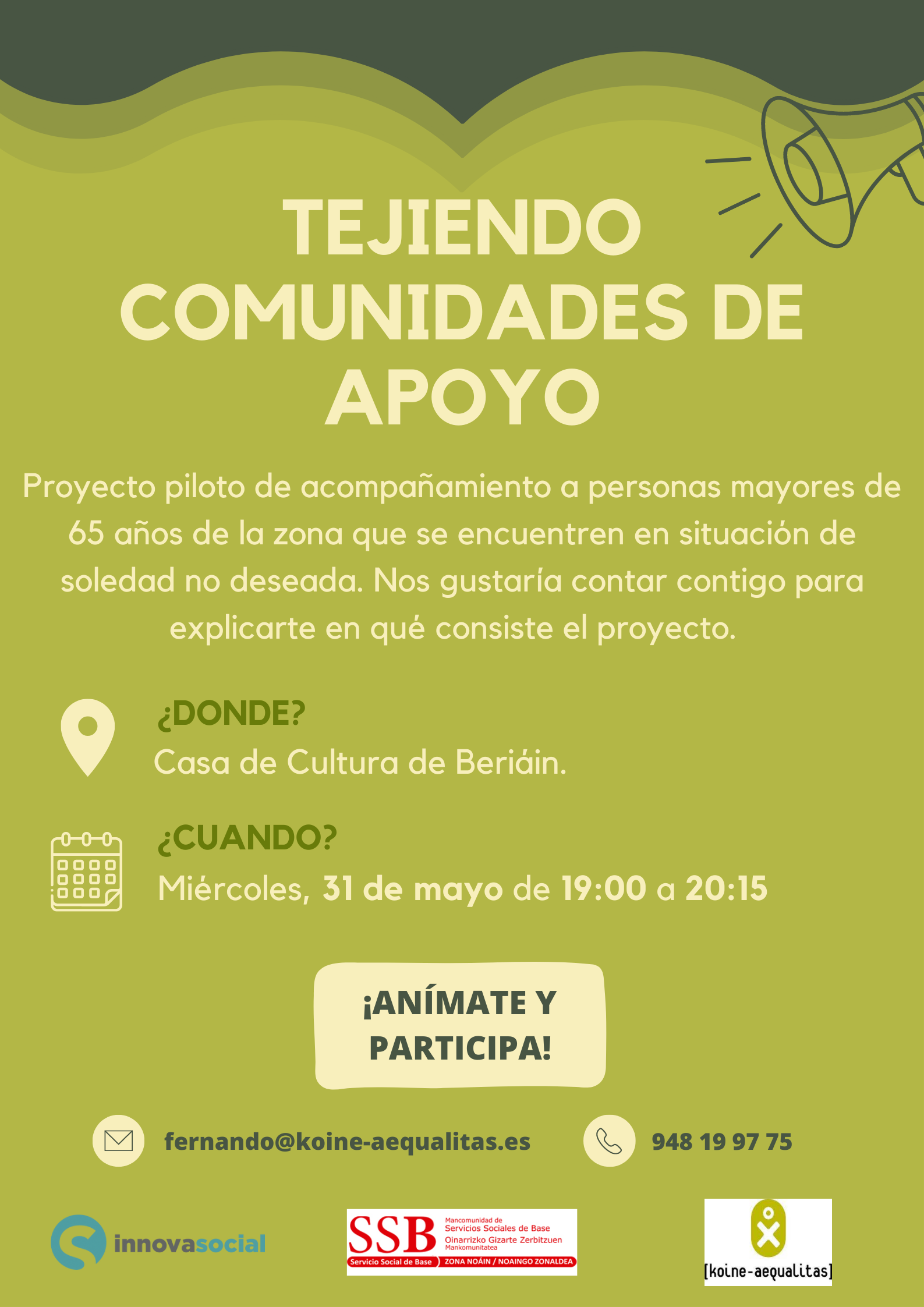 PRESENTACIÓN DEL PROYECTO ‘TEJIENDO COMUNIDADES DE APOYO’