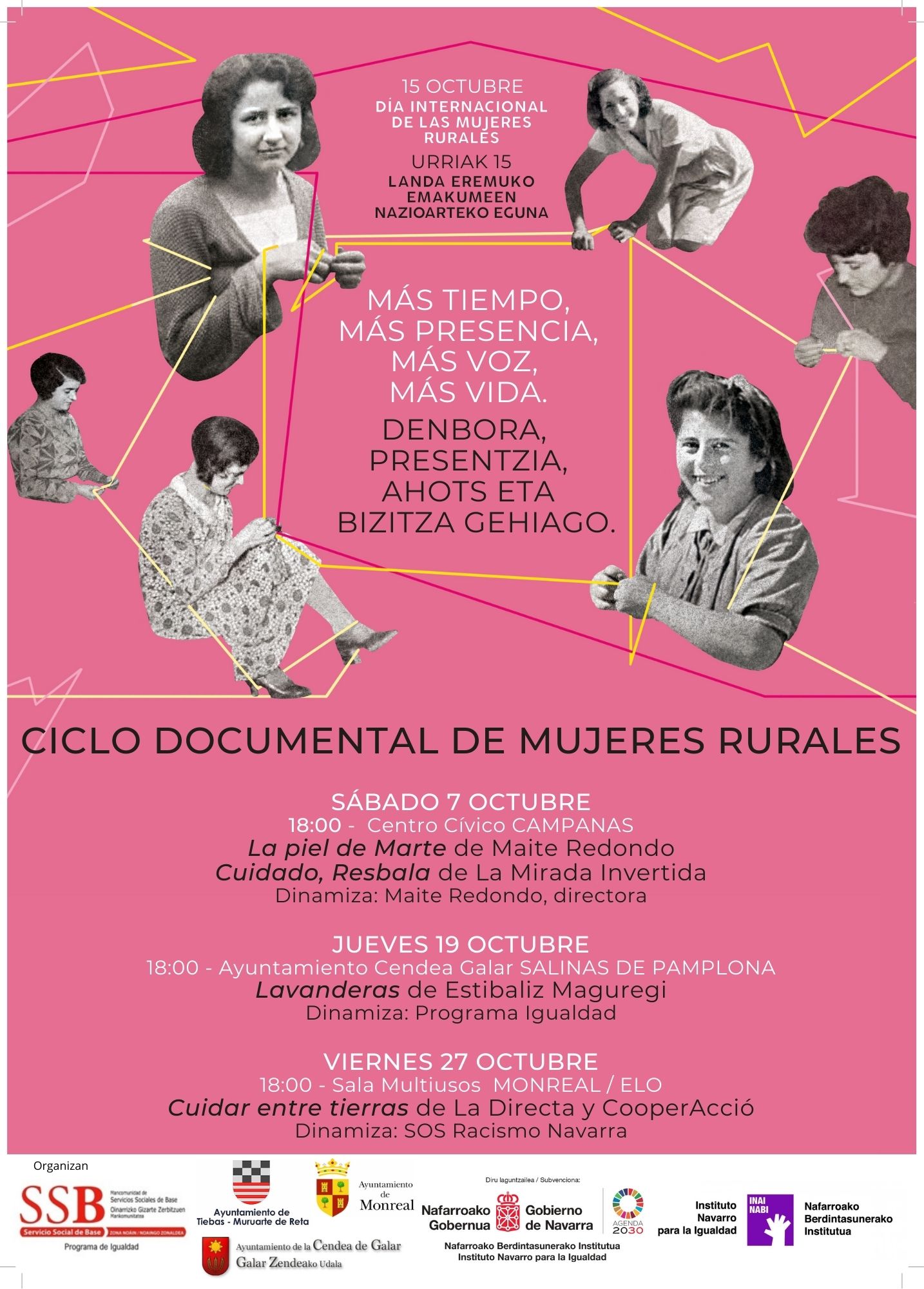 II CICLO DOCUMENTAL DE MUJERES RURALES II CICLO DOCUMENTAL DE MUJERES RURALES