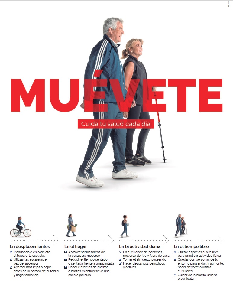 GOBIERNO DE NAVARRA LANZA LA CAMPAÑA ‘MUÉVETE/MUGITU’, PARA PROMOVER LOS HÁBITOS ACTIVOS GOBIERNO DE NAVARRA LANZA LA CAMPAÑA ‘MUÉVETE/MUGITU’, PARA PROMOVER LOS HÁBITOS ACTIVOS