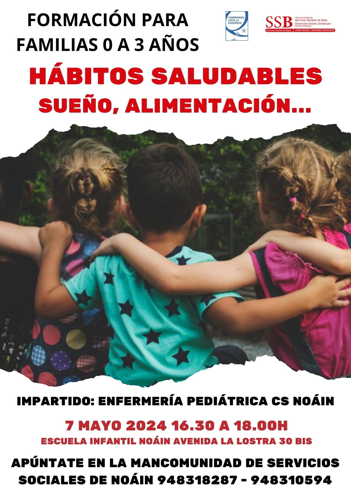 TALLERES PARA FAMILIAS CON MENORES DE 0 A 3 AÑOS