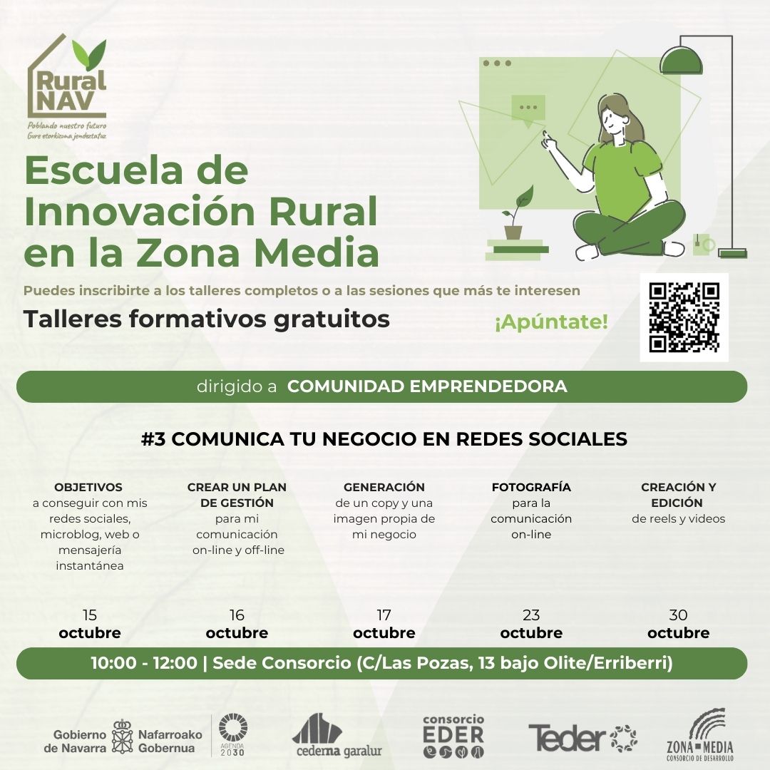 ABIERTO EL PLAZO DE INSCRIPCIÓN DE UN TALLER FORMATIVO PARA PERSONAS EMPRENDEDORAS