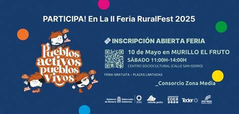 ABIERTO EL PLAZO DE INSCRIPCIÓN PARA LA II FERIA RURALFEST 2025