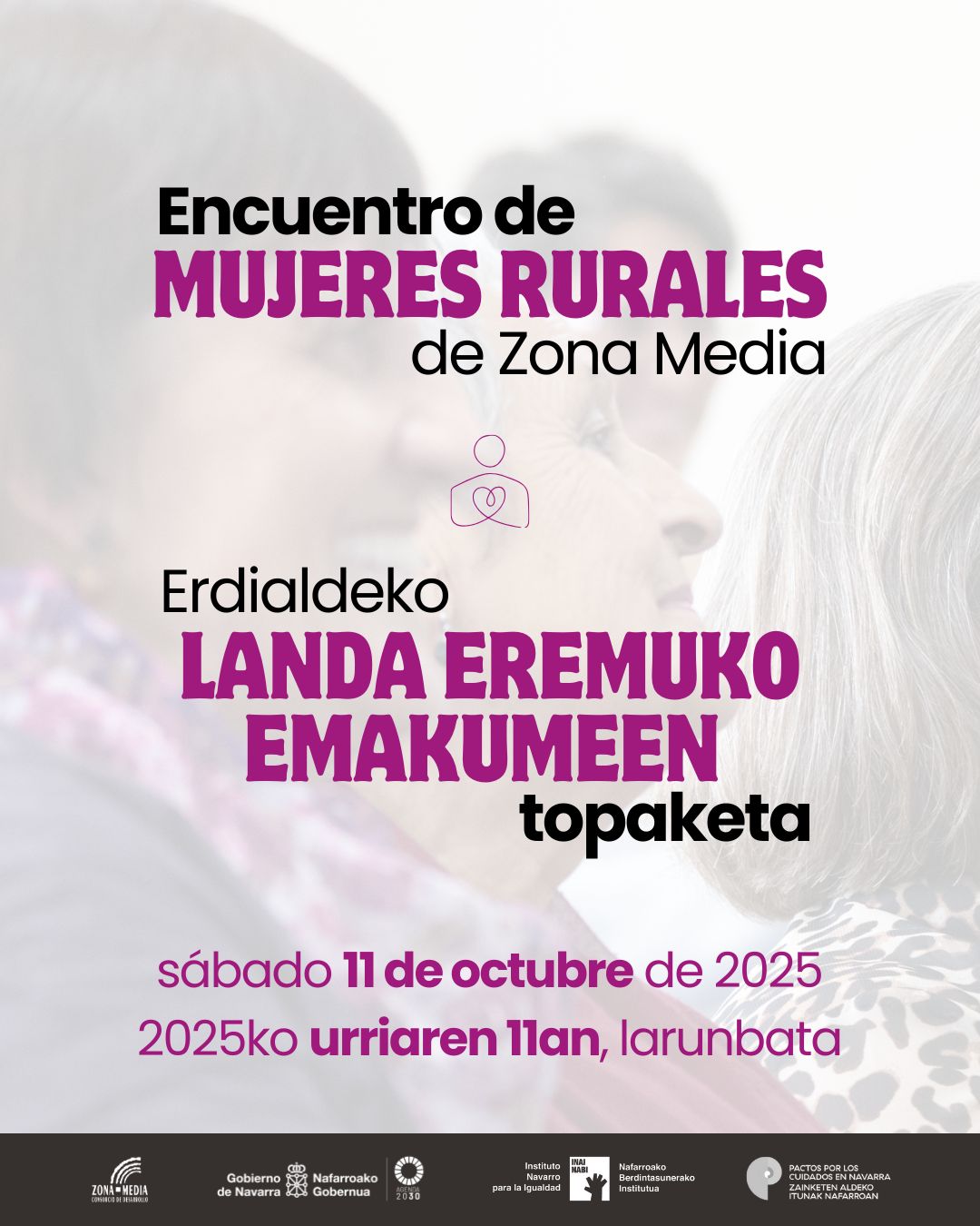 EL ENCUENTRO DE MUJERES RURALES DE ZONA MEDIA TENDRÁ LUGAR EL SÁBADO, 11 DE OCTUBRE