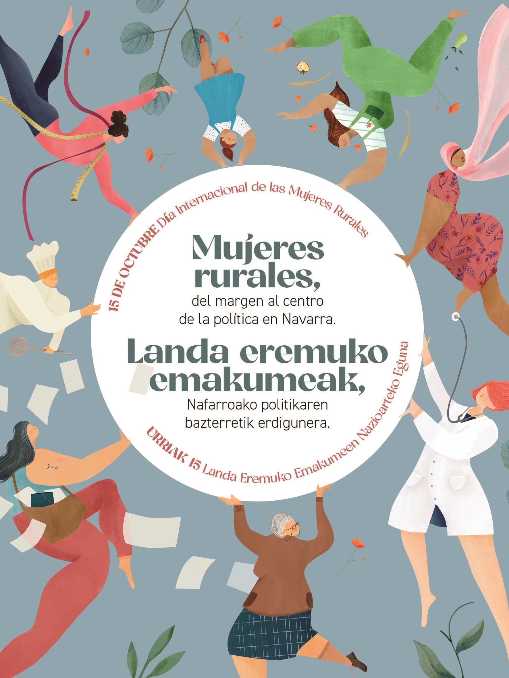 ‘MUJERES RURALES, DEL MARGEN AL CENTRO DE LA POLÍTICA EN NAVARRA’ SE CELEBRA EL 15 DE OCTUBRE