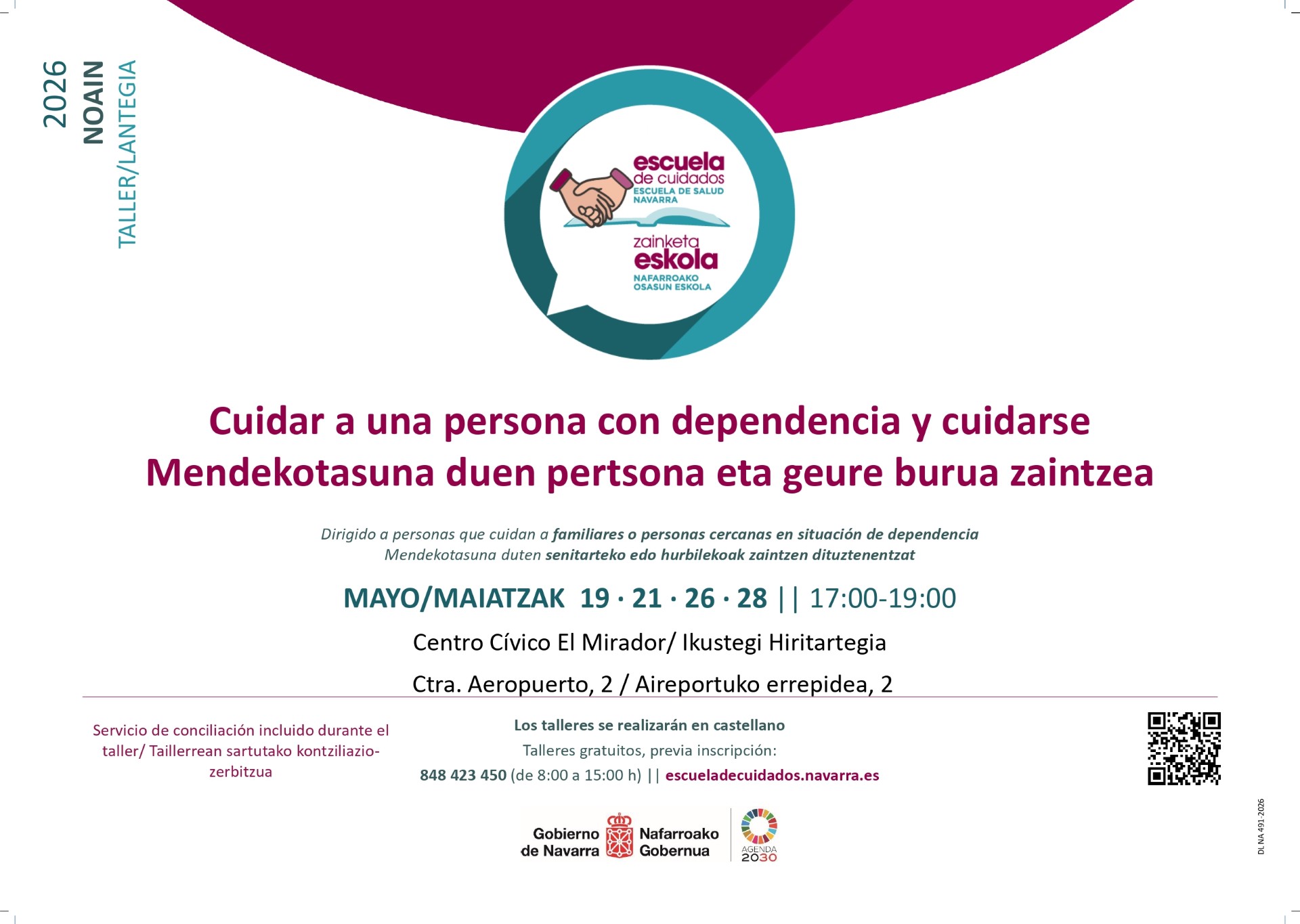 TALLER EN NOAIN DIRIGIDO A PERSONAS CUIDADORAS