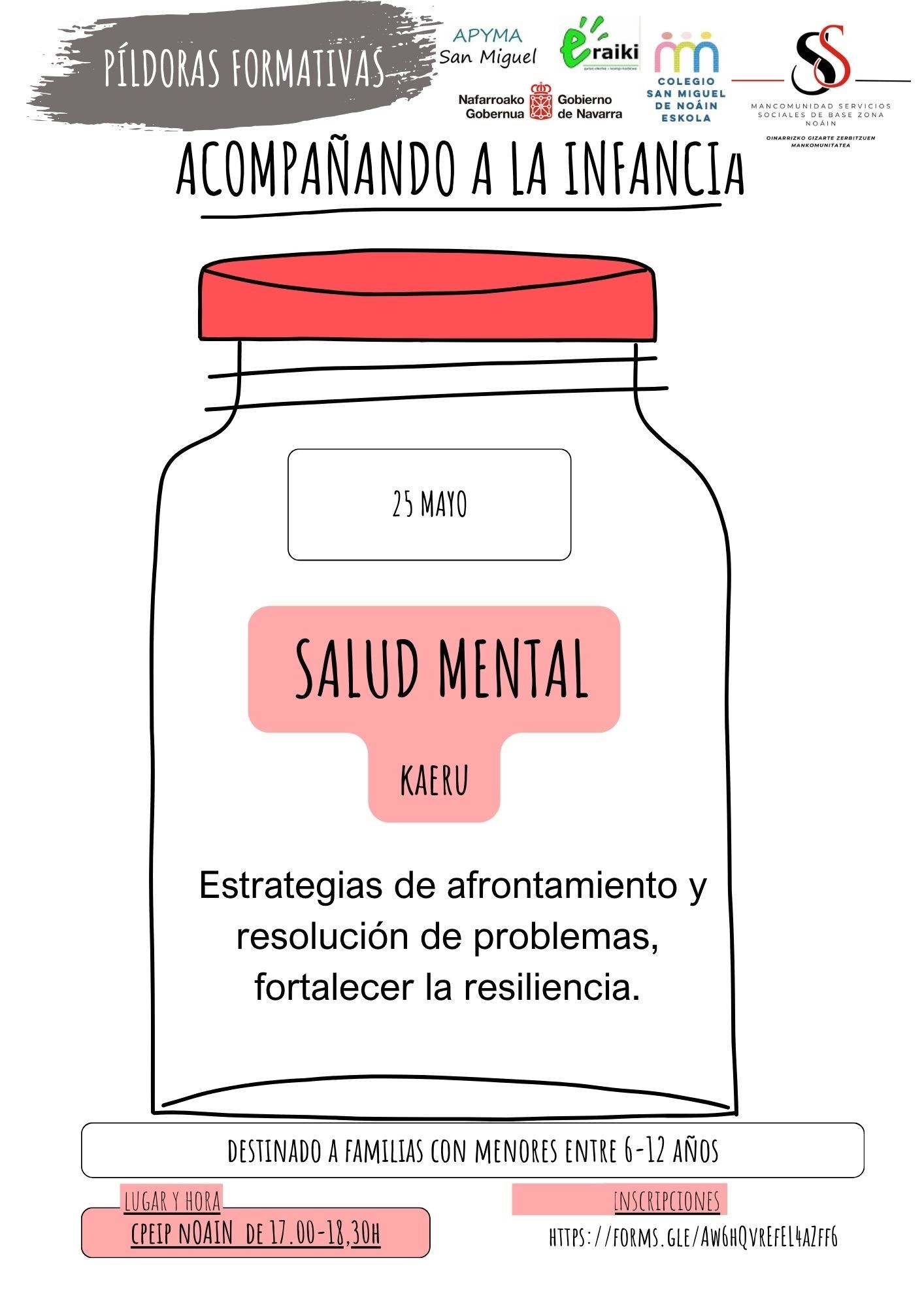 NUEVA PÍLDORA FORMATIVA ‘ACOMPAÑANDO A LA INFANCIA’